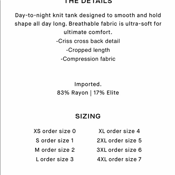 NWT- Good American The Pin Up Knit Tank - Picture 8 of 8